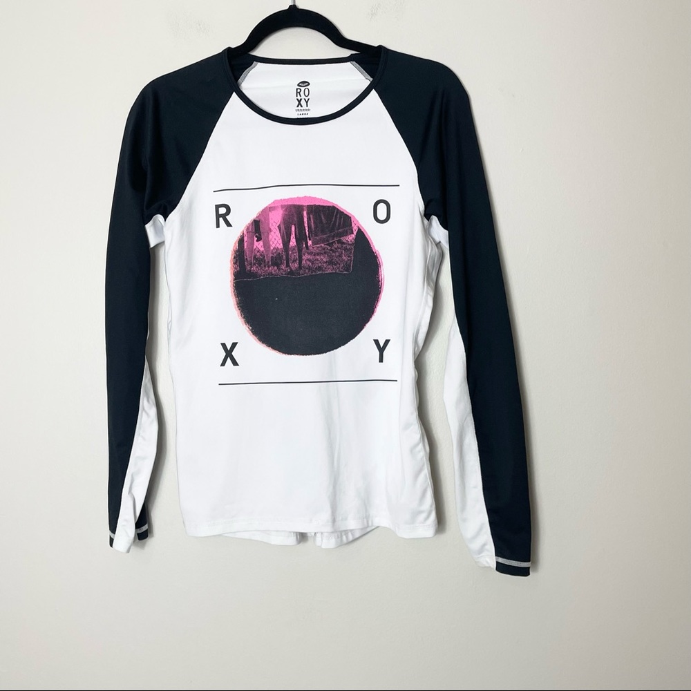 Roxy White Graphic Surf Shirt